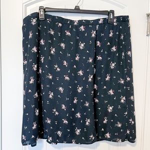 Bobeau floral skirt! EUC!